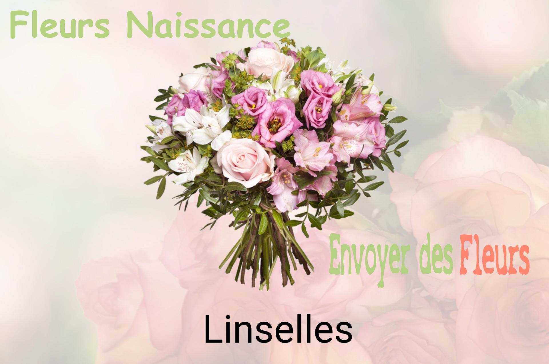 Bouquet de fleurs de naissance livré à Linselles